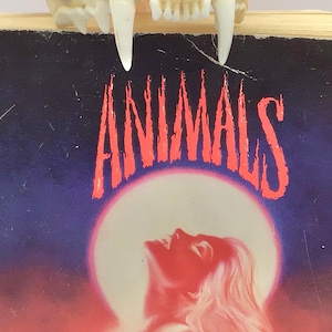 Vintage 1993 Paperback Book Animals by John Skipp Craig Spector Horror Thriller Fiction