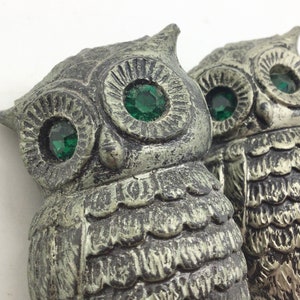 Vintage Resin Owl Figurines: Kitsch Home Decor, 1970s Pair