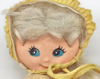 Effanbee Vintage 1968 Doll, Plastic Blinking Doll, Cute