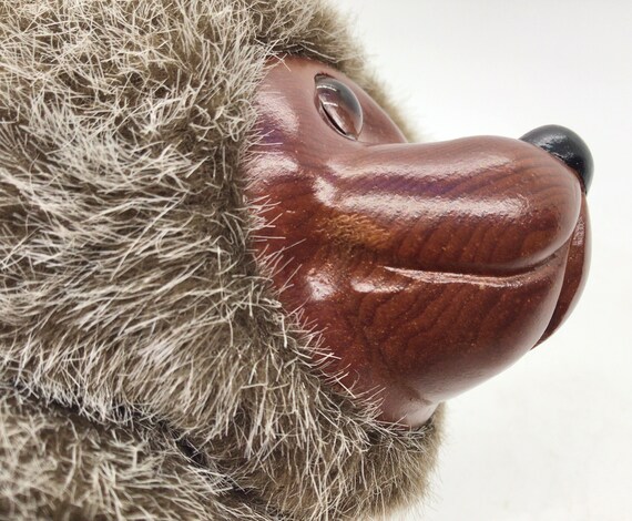 Vintage 1985 Robert Raikes Jamie Teddy Bear: Jointed Wood Face