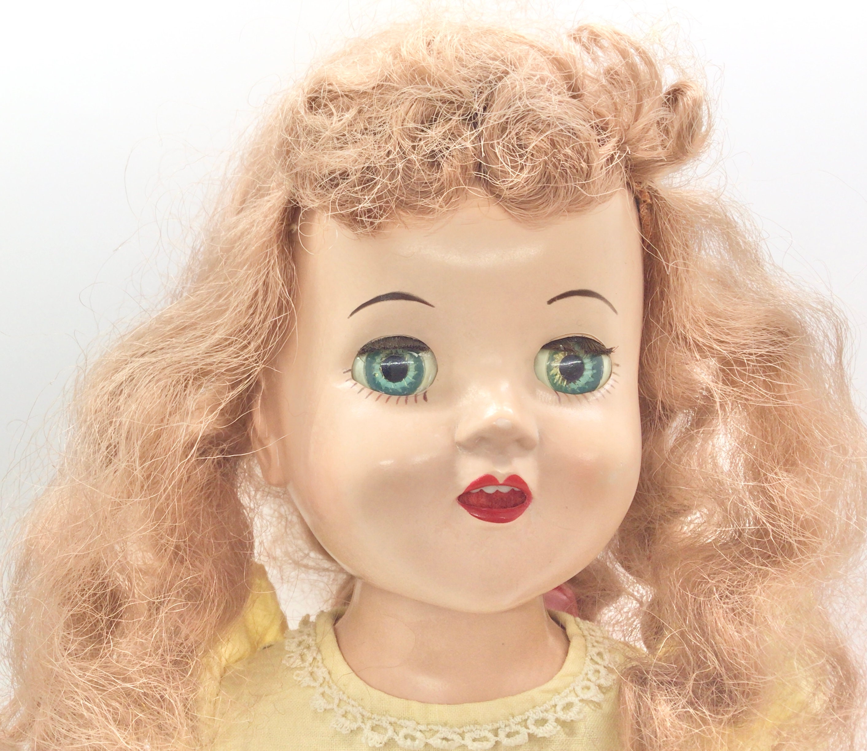 Vintage 1953 Roxanne Beat the Clock Doll Light Red Hair Pretty