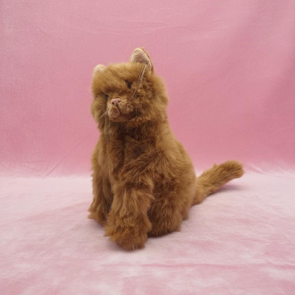 Vintage Morris 9 Lives Talking Cat Plush, Ginger Cat, Realistic - Etsy