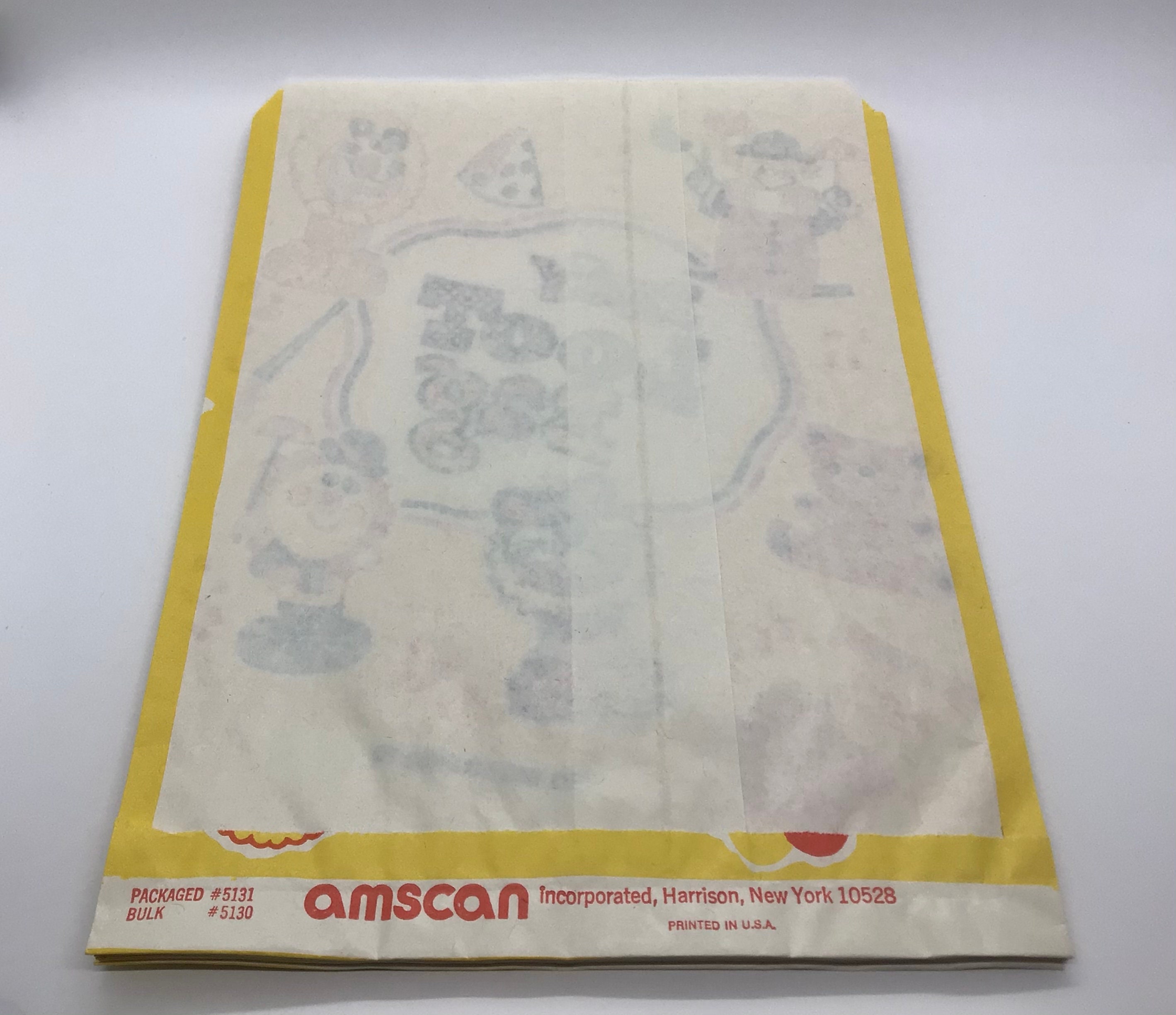 Amscan CALCIO-donatore cartocci 23 CM PLASTICA BIANCO 8 pezzi 