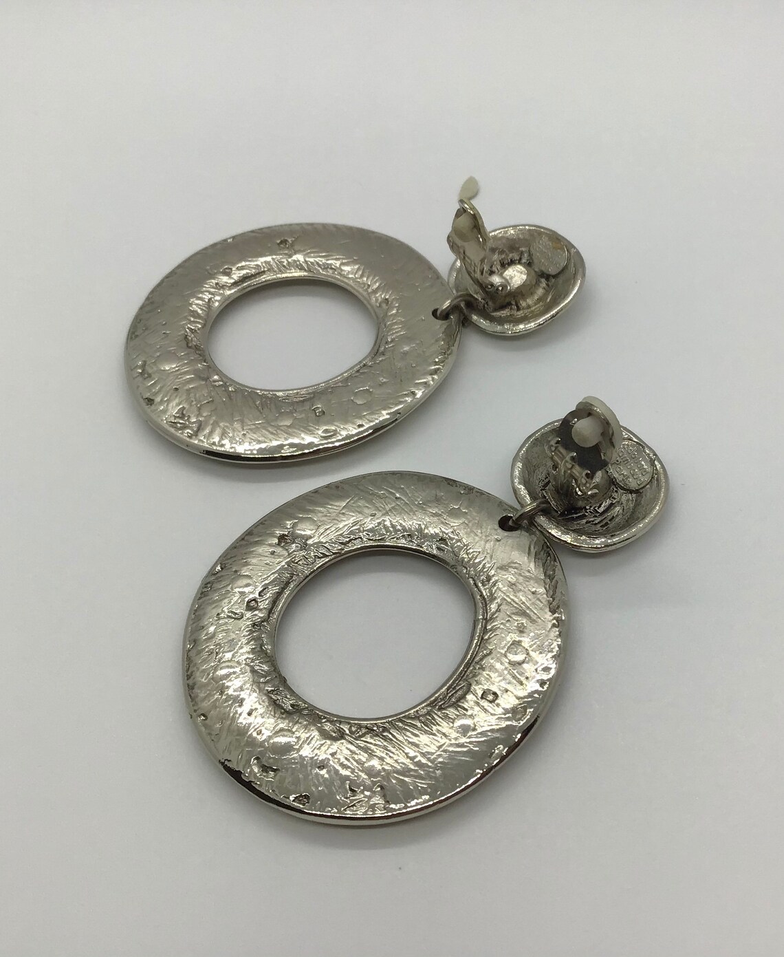 Clips D'oreilles Vintage Signés Édouard Rambaud - Bijou Ancien De Caractère