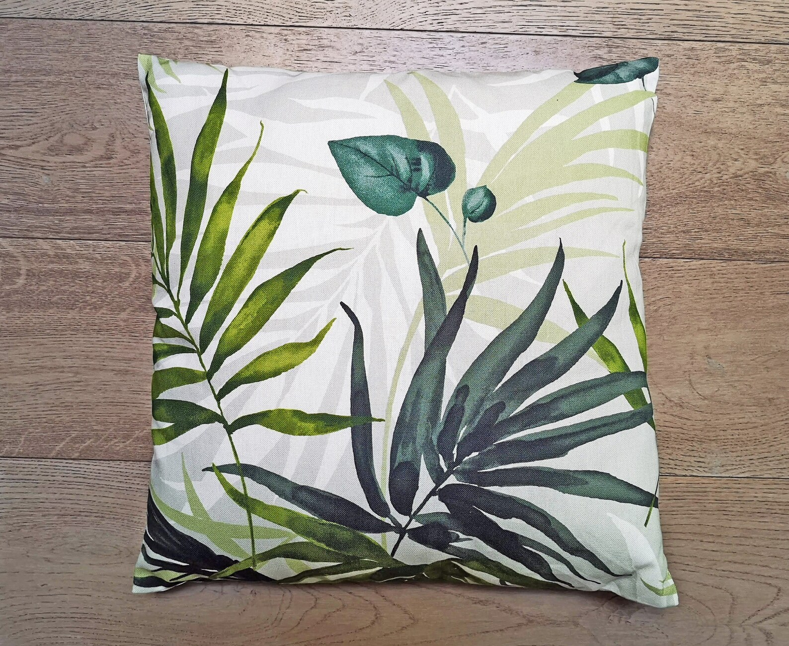 Palm Leaves Cushion Cover Indoor Cushion Cover Accent Etsy