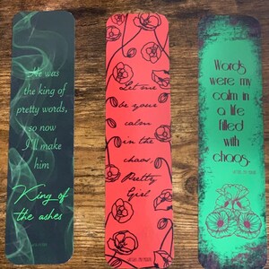Never After Series Bookmark Only Packs, - Etsy