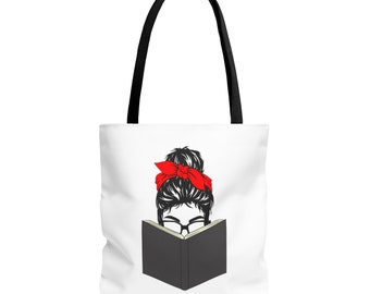 Reader Girl Tote Bag