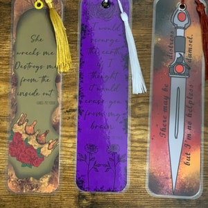 Never After Series Bookmark Only Packs, - Etsy