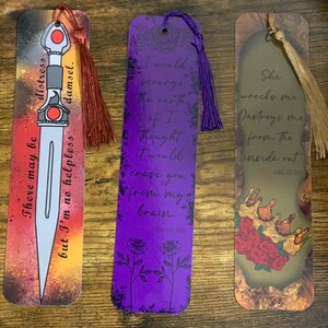 Never After Series Bookmark Only Packs, - Etsy