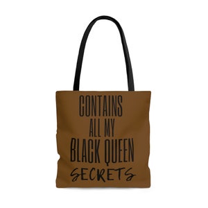 African American Tote Bag, Gift For Black Women, Black Queen Definition, Black Girl Magic Gift, Black Owned Shop , Black Queen Gifts