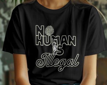 ICE廃止Tシャツ：社会正義活動Tシャツ