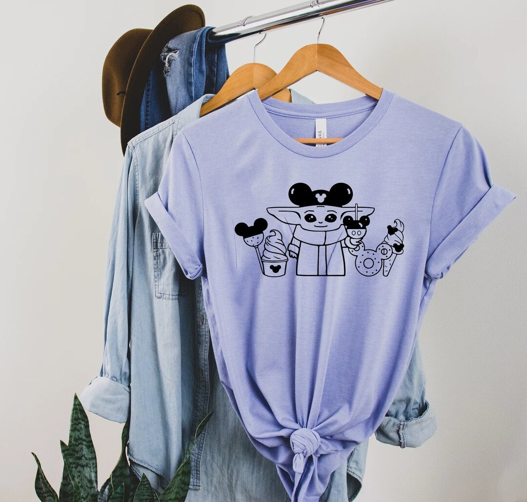 Baby Yoda Shirt, Grogu, Baby Yoda Vacation Shirt, Disney Snacks ...