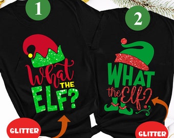 エルフのクリスマスTシャツ：ファミリーお揃いのパジャマシャツ