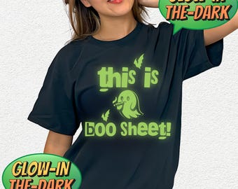 Glow in the Dark Halloween T-Shirt: Funny Ghost Pun, Unisex Costume Tee