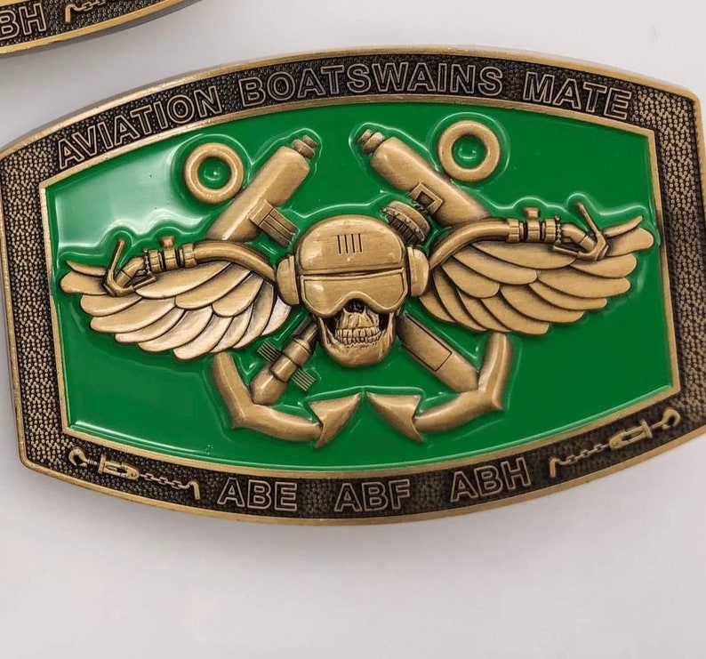 Gold Aviation boatswains mate buckles