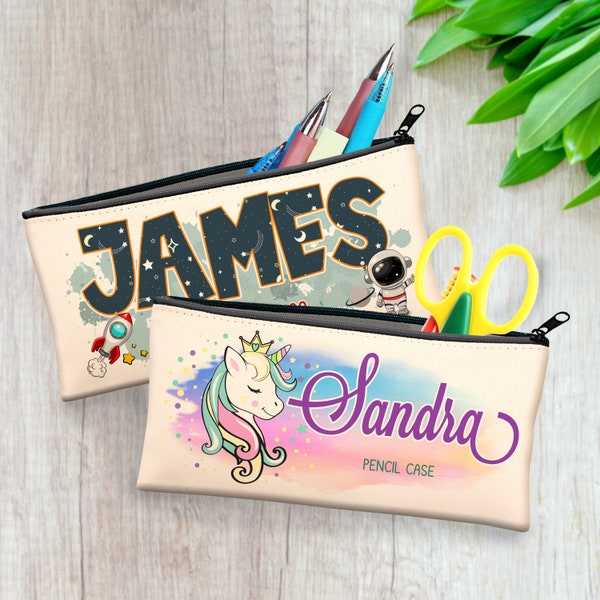 Pencil Case Personalized Boys Etsy