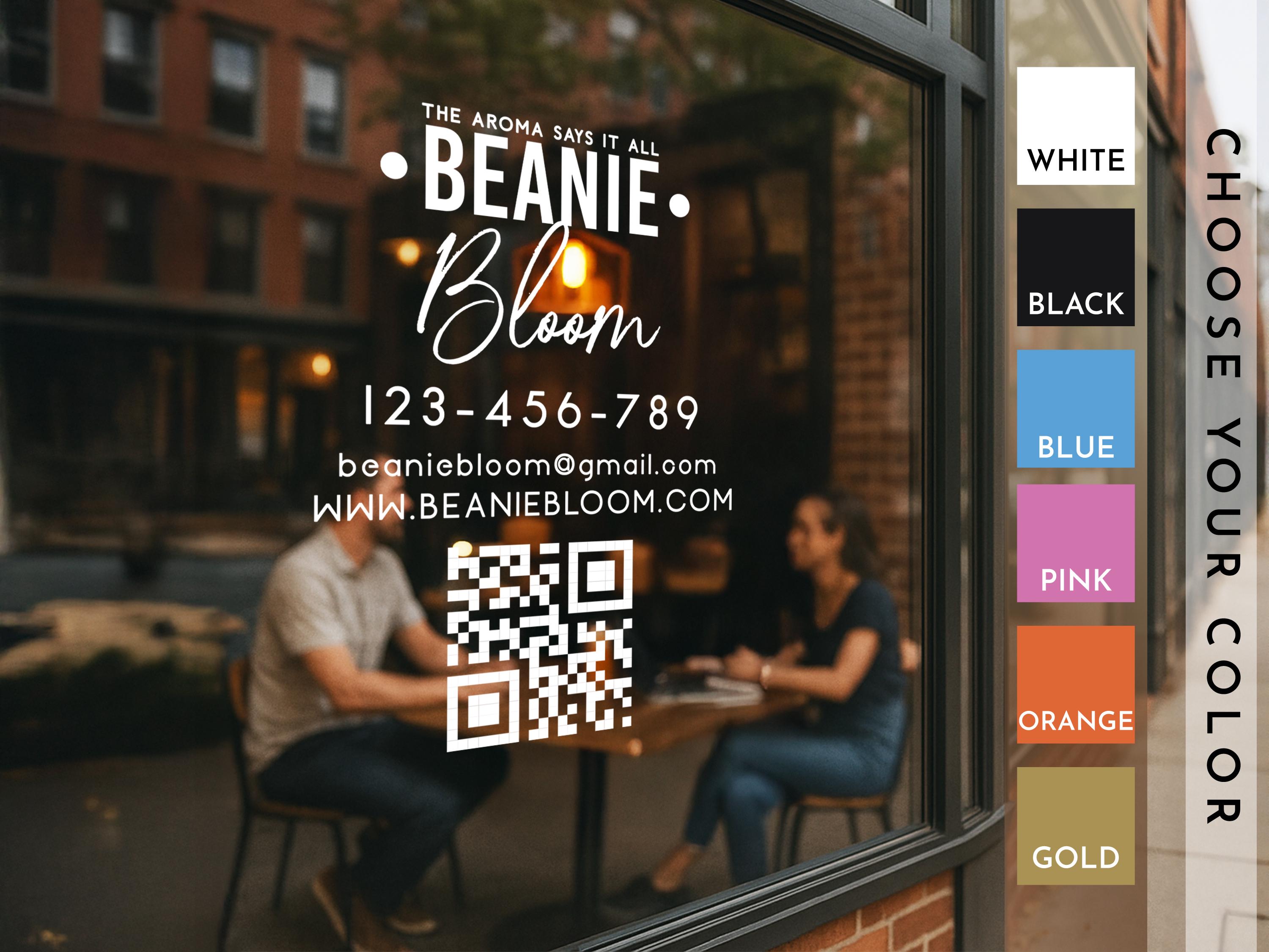 Personalized Business Window Sticker, Your Company Name Sticker ...