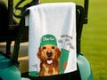 Custom Pet Golf Towel with Pet Photo, Personalized Dog Towels, Custom Cat Golf Towels, Dog Face Photo Golf Towel, Golf Lover Gifts for Dad product logo