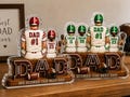 Personalized American Football Dad Gift, We Scored The Best Dad Sign, 2D Acrylic Plaque with Kids Names, Fathers Day Football Lover Keepsake
