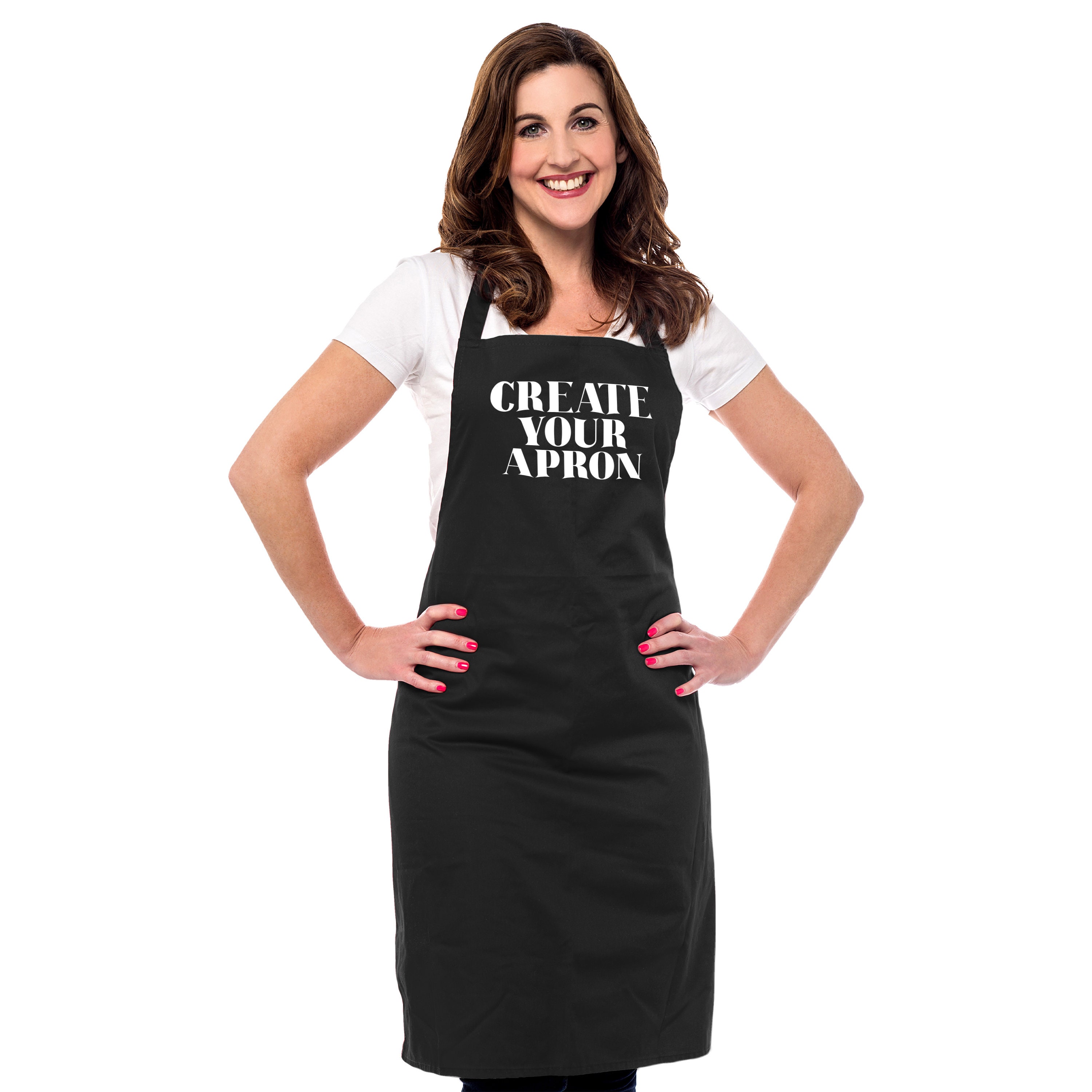 Personalized Kitchen Apron with Pocket Customize Gifts BBQ Etsy
