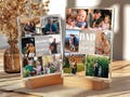 Personalized Photo Night Light Plaque, Photo Collage LED Light, Custom Photo Gifts for Father's Day, Custom Frame, Photo Keepsake for Dad