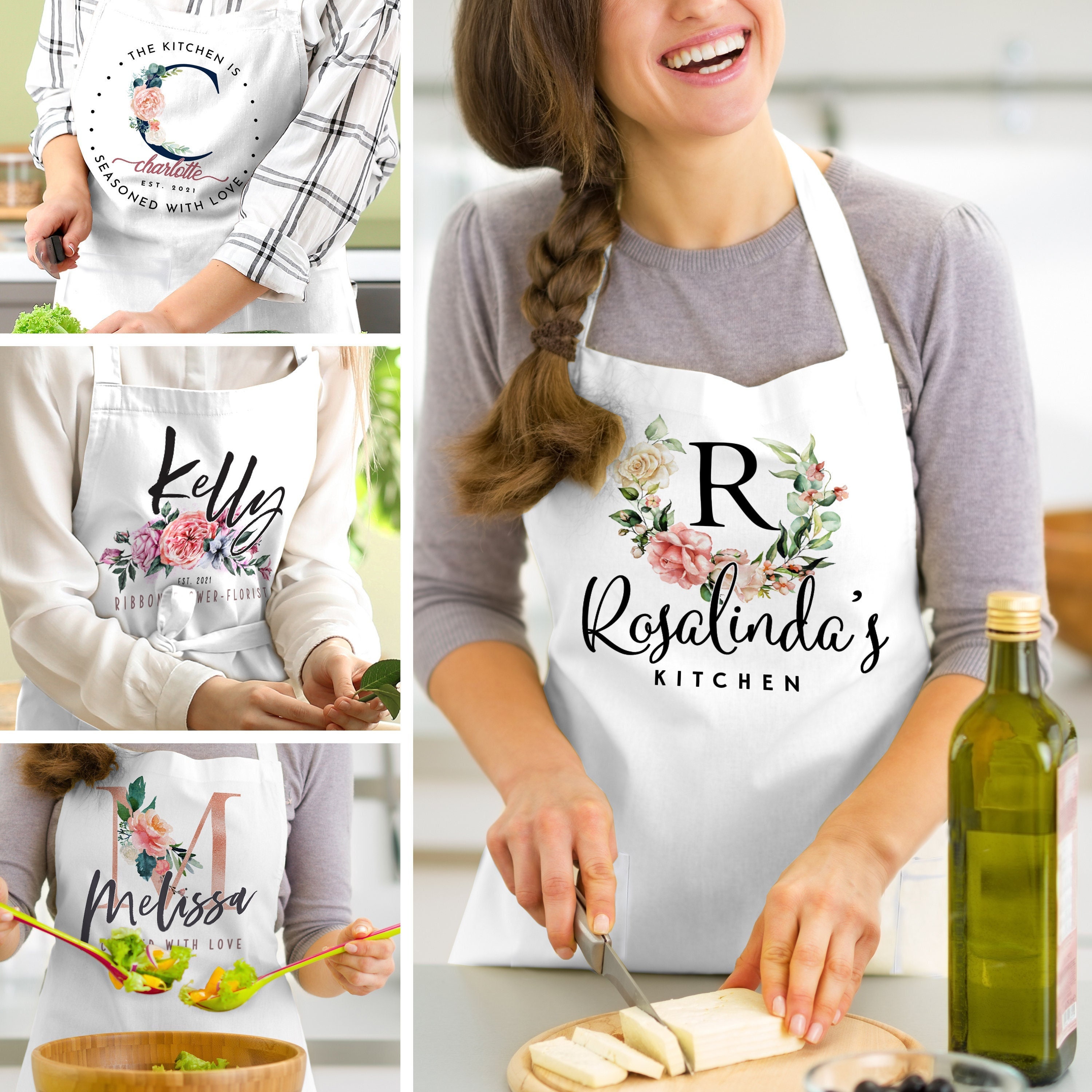 It Tastes Best With Mom For The Best Cook In The World I Love My Mom Apron  by kunterbuntdesig