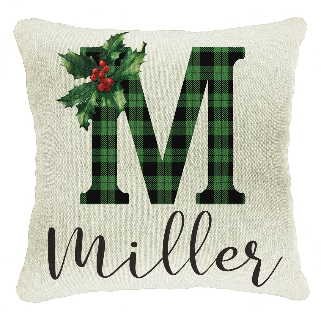 Personalized Christmas Pillow Cover for Christmas Home Etsy