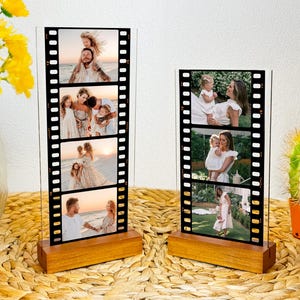 Christmas Gifts, Custom Acrylic Photo Plaque with Stand, Personalized Picture Frame, Best Friend Gifts for him her, Tabletop Decoration Gift