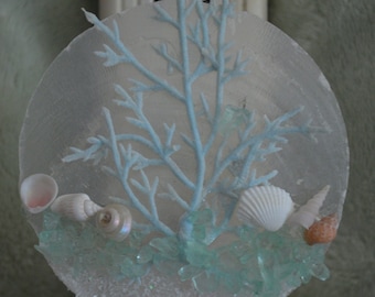 ETSY BEST SELLER NL105 Coastal Ocean Coral Reef Seascape Night Light Nightlight