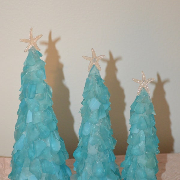 Sea Glass Christmas Tree Etsy