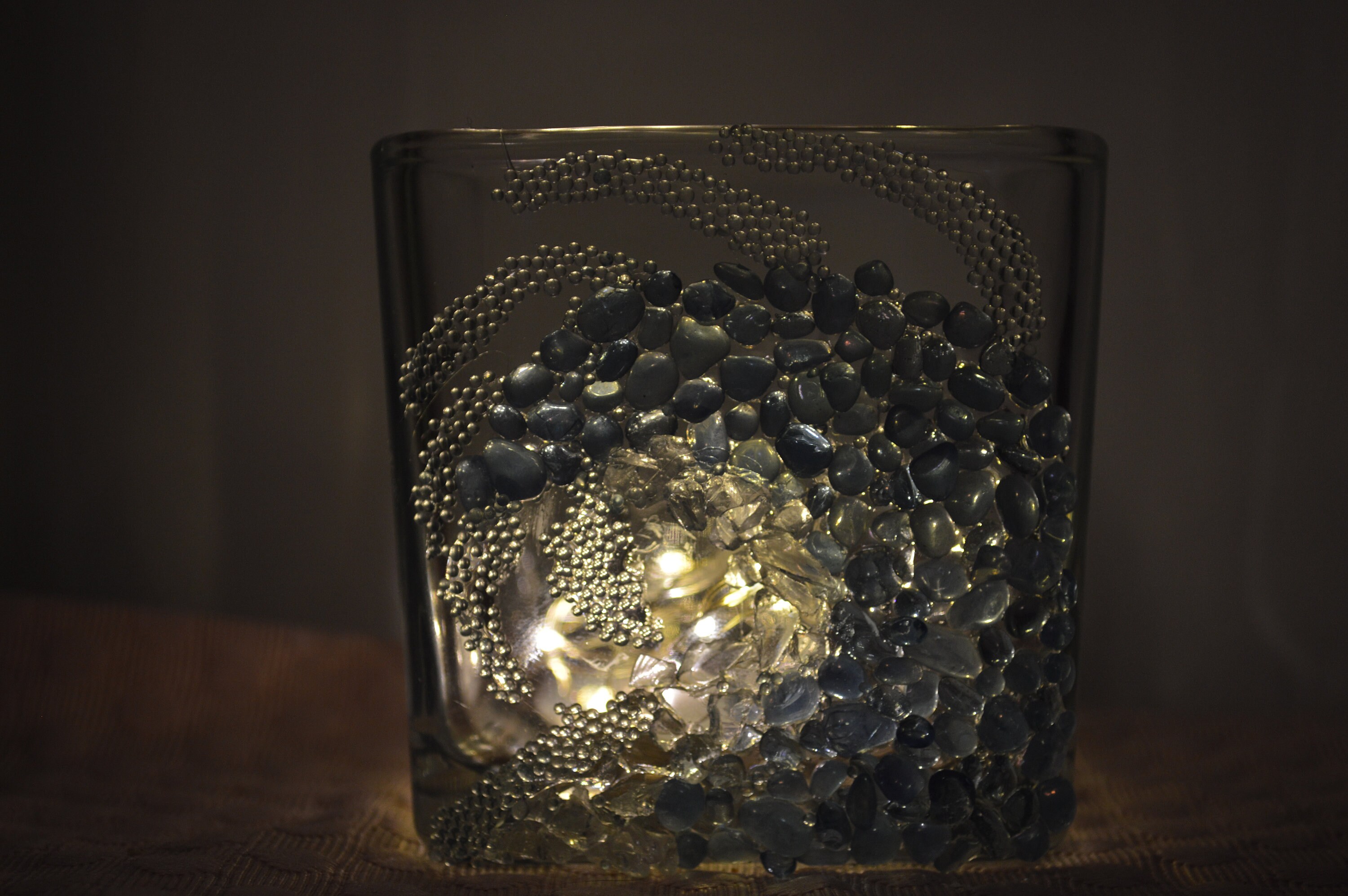 3 Coastal Ocean Wave Sea Glass Candle Holder Etsy