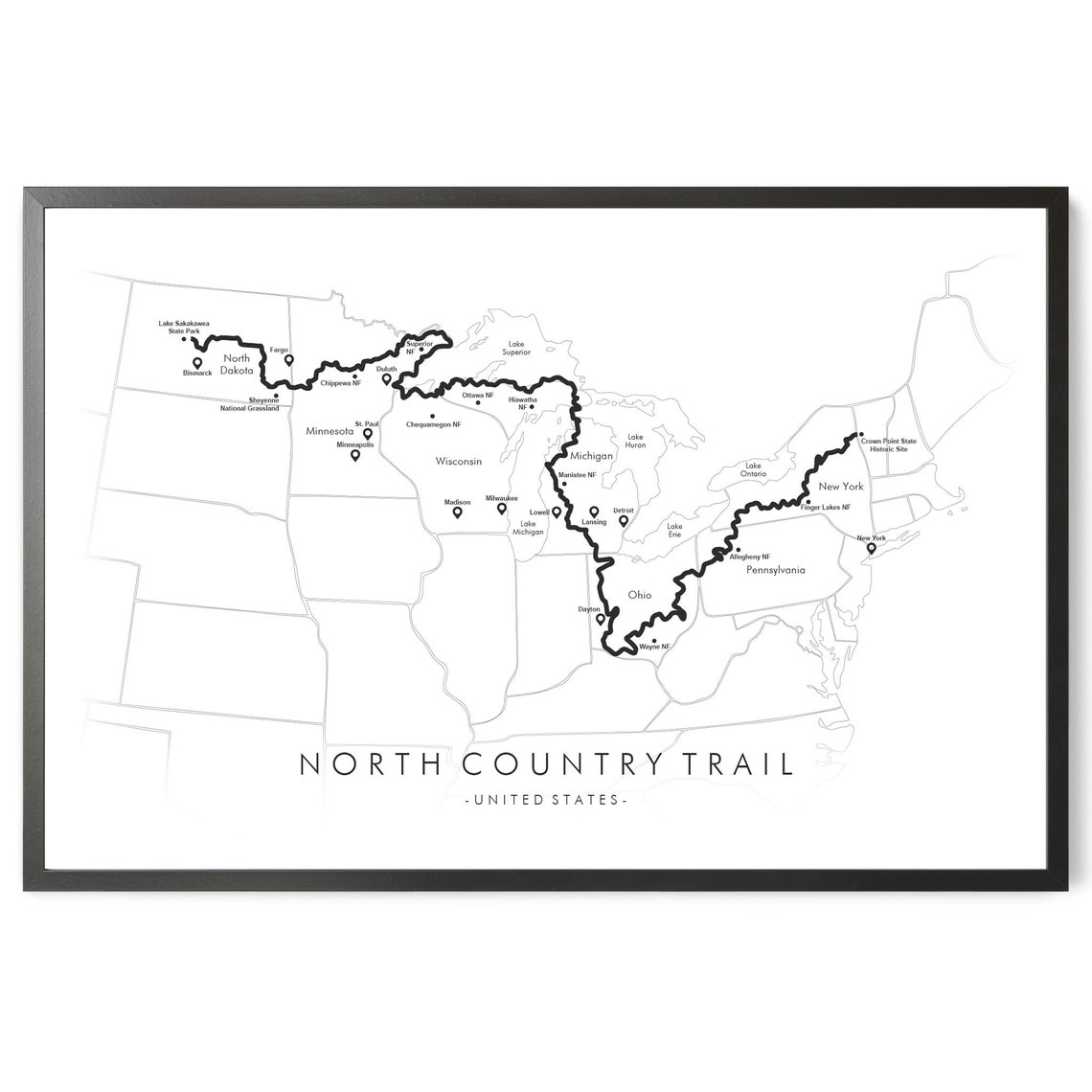 North County Trail Map North Country - Il 1140xN.2727695869 Fj2t