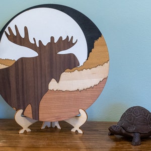 Moose Silhouette sign