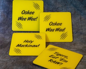 Oskee Cheer Coasters