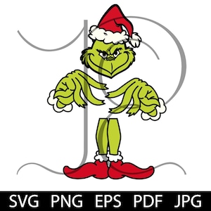 The Grinch Head Hands and Feet Christmas Digital Download - Etsy Canada