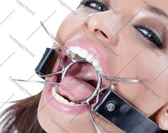 Spider Mouth Gag,Lover's Gift,Bdsm Bondage Ring Gag,Mature