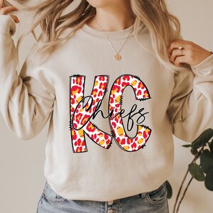 Chiefs clearance sweatshirt etsy