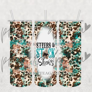 Steers & Stock Shows | Tumbler Sublimation Download
