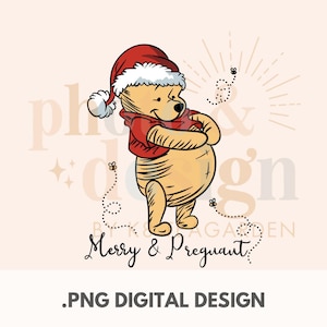 Ourson Grossesse Noël PNG