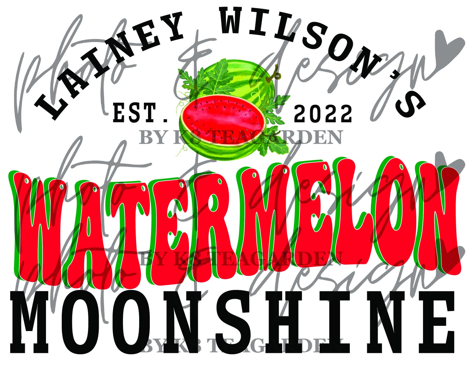 Watermelon Moonshine PNG Digital Download Etsy