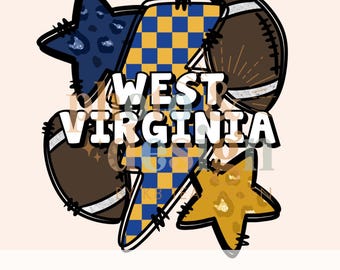 WV fotboll retro klotter PNG | Digital nedladdning