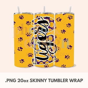 Girly LSU-tijgers | Sublimatieontwerp beker