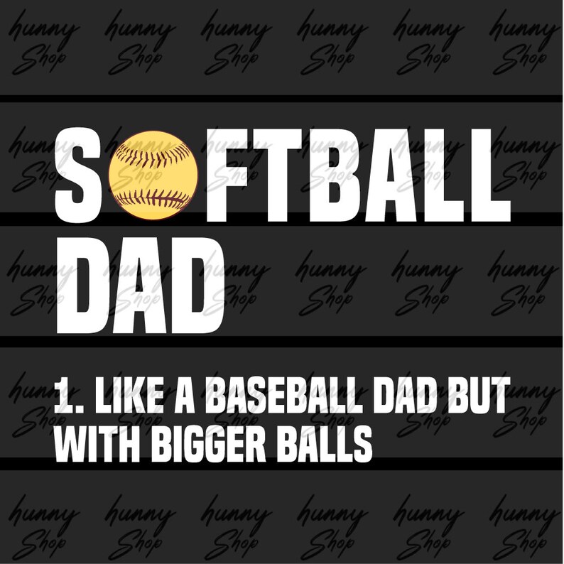 Softball Dad like A Baseball but with Bigger Balls Svg Etsy