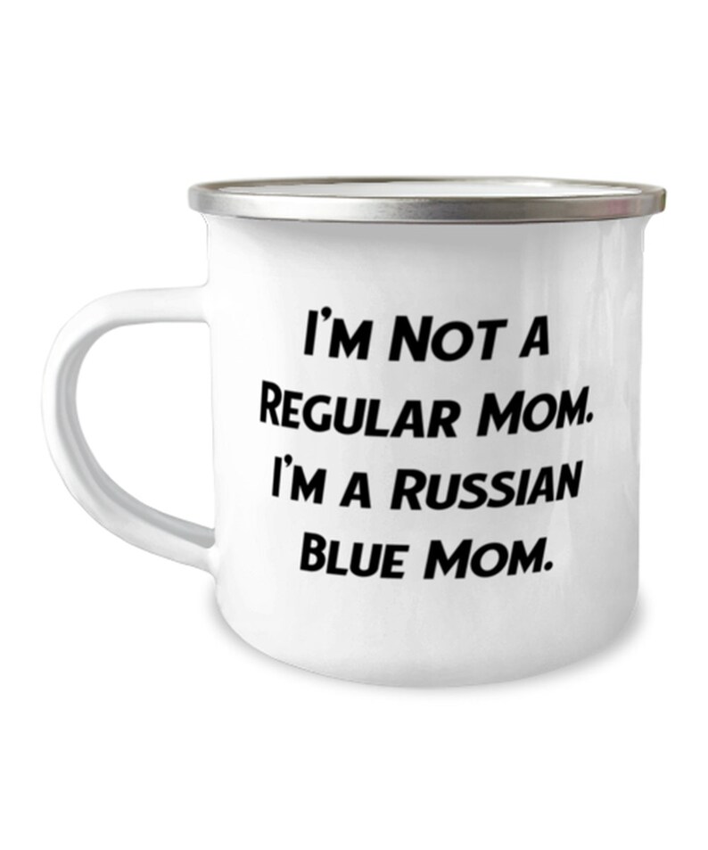 Brilliant Black And White Cat Gifts I'm A Black And White Mom. Special 12oz Camper Mug For Friends From Friends I'm Not A Regular Mom