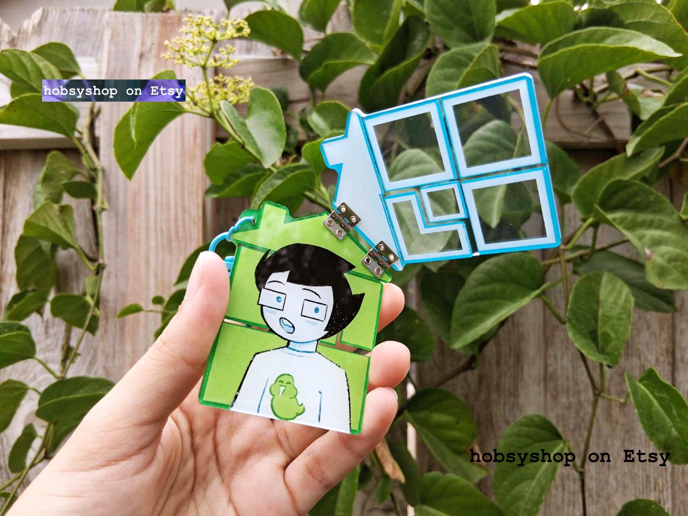 Homestuck Beta Kids Sburb Window Hinged Keychains - Etsy