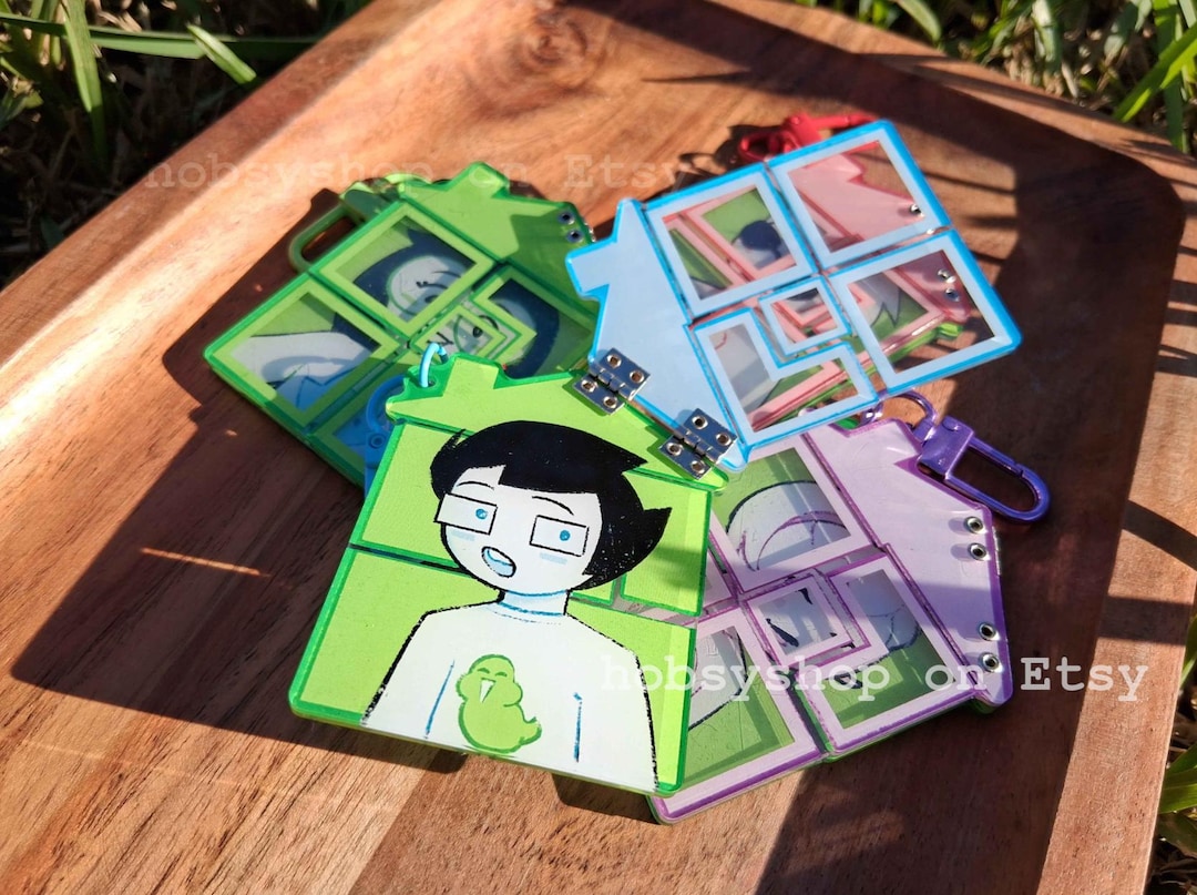 Homestuck Beta Kids Sburb Window Hinged Keychains - Etsy