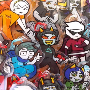 Homestuck Character Keychains