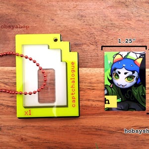 NEW COLOR + SIZES! Homestuck Captchalogue Photo Holder Keychains - Etsy