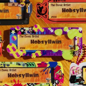 SPLAT00N Splash tag Swap-able Acrylic Keychain