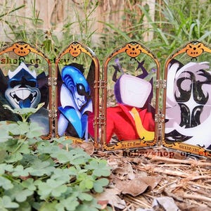 PREORDER Deltarune Bosses and Secret Bosses Folding Acrylic Standee